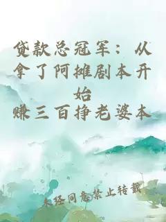 贷款总冠军：从拿了阿摊剧本开始