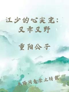 江少的心尖宠：又乖又野